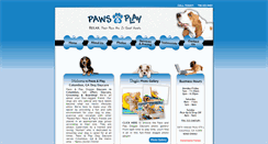 Desktop Screenshot of pawsandplaydaycare.com